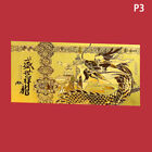 2024 Dragon Year Note Coin Gold plaqué célébrant les notes commémoratives 