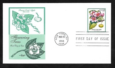 #3196 32c  Flowering Trees -Praire Crab Apple- Artmaster FDC - Image 1 of 2