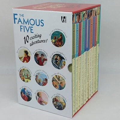 Famous Five Books 1-10 Classic Editions Box Set by Enid Blyton - image 1 of 4
