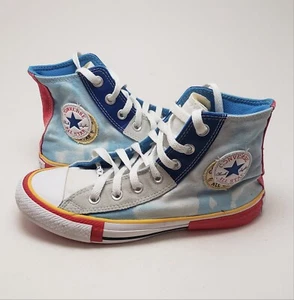 Unisex Converse Chuck Taylor All Star High Double Logo Shoes 168266C Size 4M 6W - Picture 1 of 7