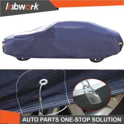 Trabajo de laboratorio para cubierta completa de coche lluvia impermeable nieve calor UV resistente al polvo interior A5 Foto 1 de 4