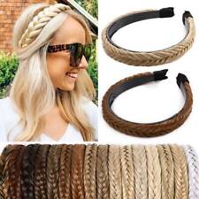 Chunky Thick Braided Plaited Headbands Braiding Hair Bands Woman Lady Party US