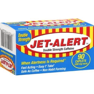Jet-Alert Double Strength Caffeine 200 Mg Caplets, 90 Ct - Picture 1 of 13