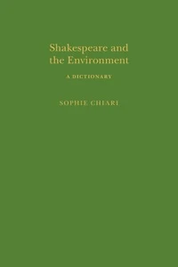 Shakespeare and the Environment: A Di... By Sophie Chiari, hardcover,Excellent - Picture 1 of 1