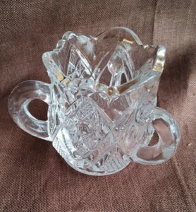 Small 3 Handle Glass Toothpick Holder - Picture 1 of 8