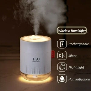 500ml Air Humidifiers USB Aroma Water Mist Diffuser Light Umidificador Chic - Picture 1 of 15