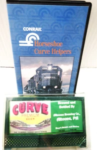 Altoona Horse Curve Conrail Video PLUS Curve Blinking Billboard - Picture 1 of 5