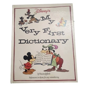 Vintage 1997 Walt Disney's My Very First Dictionary Hardback Vincent Jefferds - Picture 1 of 10