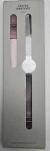 Harpers and Brooks of Oslo Ladies Watch New With Box With Silver and Pink Straps - Picture 1 of 7