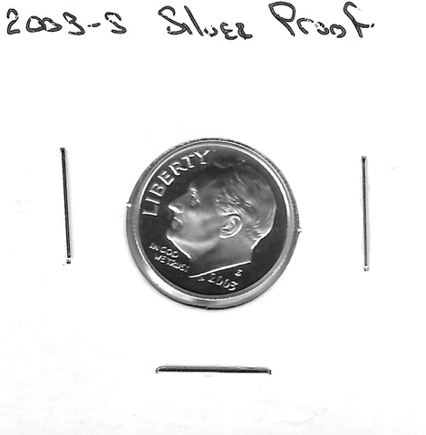 2003-S Silver Proof Roosevelt Dime Cover
