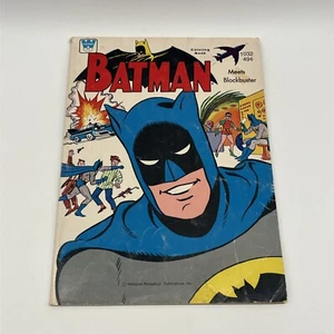 Vintage Batman Coloring Book 1032 Whitman Partial Colored! - Picture 1 of 15