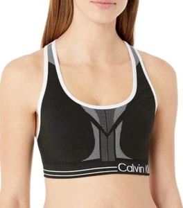 Calvin Klein Small Performance Reversible Impact Sports Bra - Picture 1 of 2
