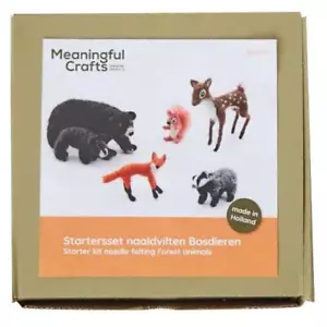 Meaningful Crafts Needle Felting Starter Kit - Forest Animals - Picture 1 of 9