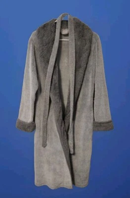 Одежда для сна, халат Xl/Xg 100% полиэстер сделано в Китае серый фланелевый стиль Tz49600ce - Изображение 1 из 4