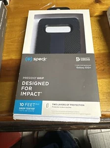 Speck Presidio Grip Case for Samsung Galaxy S10+ Plus -Eclipse Blue/Carbon Black - Photo 1 sur 1