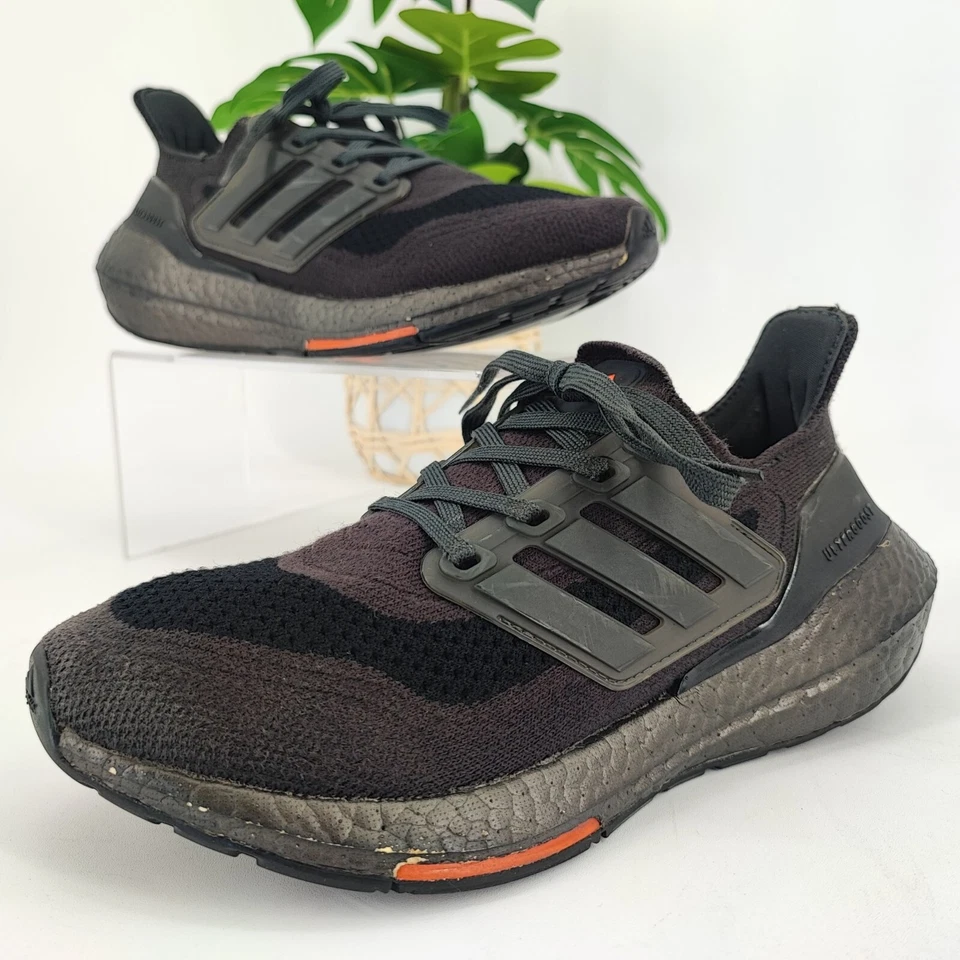 Adidas Kids Ultraboost 21 Black Mesh Sneakers Size 4.5 - Image 1 of 4
