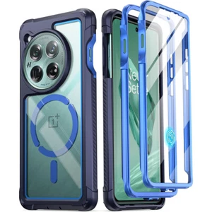 Für OnePlus 12 5G Hülle Poetic Integrierter Bildschirm mit Magsafe Clear Cover Blau - Bild 1 von 5