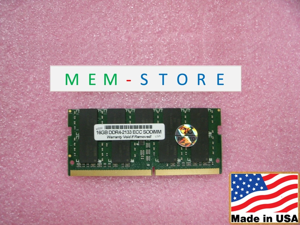 16GB ECC SODIMM DDR4-2133 Memory for SuperServer X11SSH-GF-1585L 4 DIMM slots - Image 1 of 1