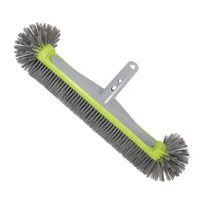 17.7" Heavy Duty Curved Edge Nylon Pool Brush for Pool Walls Floor Tile Cleaning - Picture 1 of 12