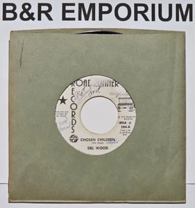Del Wood - Chosen Children/My Country - (1976 Roadrunner) - 7" Vinyl Single - Imagen 1 de 4