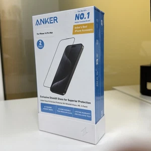Anker Screen Protectors 2 Pack For IPhone 16 Pro Max ShieldX, HD New In Box - Picture 1 of 3