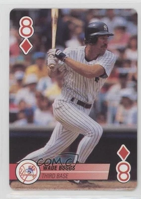 1995 Bicycle Baseball Aces Playing Cards Box Set Wade Boggs #8 HOF - Image 1 of 2