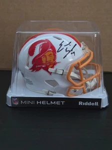 Emeka Egbuka Tampa Bay Buccaneers Signed Creamsicle Mini Helmet Fanatics Cert. - Picture 1 of 6