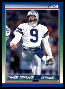 1990 Score - Norm Johnson #410 - Picture 1 of 2