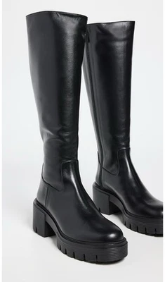 Botas hasta la rodilla Stuart Weitzman Soho para mujer, negras, 7,5 medianas EE. UU. Foto 1 de 4