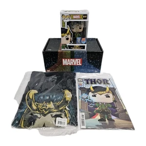 Funko Pop LOKI Marvel Mystery Box 2020 Free Comic Book Day T-Shirt Size M Medium - Picture 1 of 20
