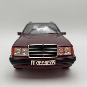 Bos 1:18 Mercedes Benz S124 300TE 1991 Red Resin Car Model - Picture 1 of 9