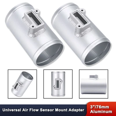 2 шт., 76 мм/3 дюйма, автомобильный адаптер крепления датчика расхода воздуха, впускной измеритель для Nissan Honda - Изображение 1 из 4