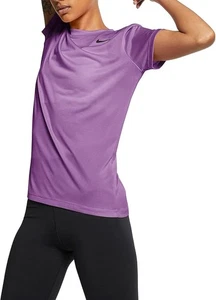 Nike Women's DRI-FIT Legend TEE Crew S NEW $25 AQ3210-591 - Picture 1 of 4
