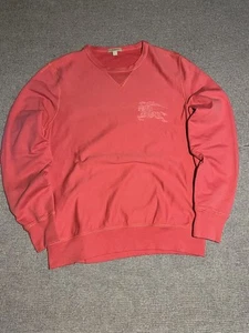 NEU Burberry Pullover Elegant Crewneck Lachsrosa Gr. L hochwertige Baumwolle - Bild 1 von 7