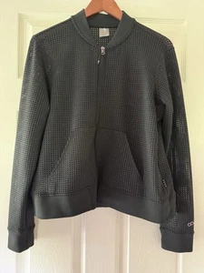 CALIA by Carrie Underwood Full Zip Mesh Fitness Jacket Black Athleisure LARGE - Picture 1 of 7
