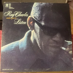 Ray Charles Invites You To Listen Vinyl LP (Stereo ABCS-595) ABC Records 1967 - Picture 1 of 3