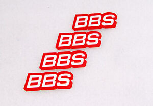 4x BBS Aufkleber/Sticker 20x60mm