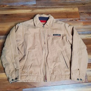 Abercrombie & Fitch Boys Large Detroit Style Chore Jacket Workwear Lined Sz L - Picture 1 of 9