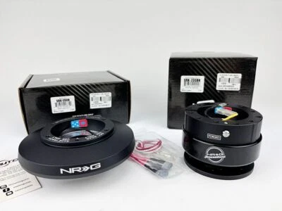 NRG Steering Wheel Hub + Quick Release 200BK for BMW E90 E92 E93 M3 325 328 335 - Image 1 of 4