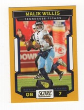 2023 PANINI SCORE FOOTBALL GOLD PARALLEL PICK YOUR PLAYER