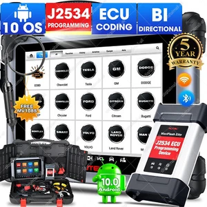 Autel MaxiSys MS908S PRO II & J2534 Programming Coding Diagnostic OBD2 Scanner  - Picture 1 of 20