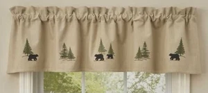 Bestickter Schwarzbär gefütterter Volant von Park Designs - Bild 1 von 1