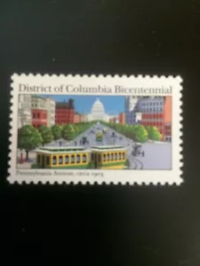 #2561 WASHINGTON D.C. FEHLENDER FARBFEHLER NEUWERTIG SEHR-FEIN NIE ANGEHÄNGT - Bild 1 von 1