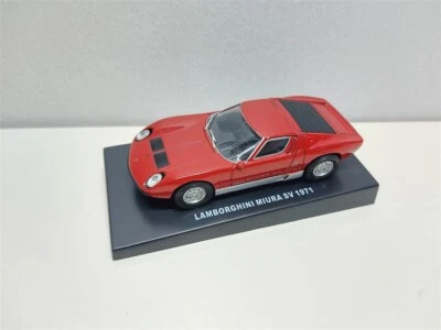 Lamborghini Miura SV Rosso del 1971 - 100 Anni di Italia in automobile 1/43 - Immagine 1 di 2