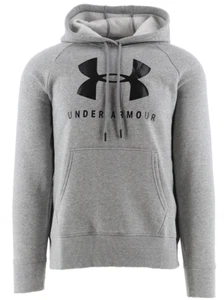 Under Armour Grey Black Sport Style Graphic Hoodie - Picture 1 of 5