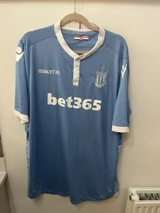 Stoke City 2016/2017 Away Football blau Herrenshirt Größe 5XL - Bild 1 von 13