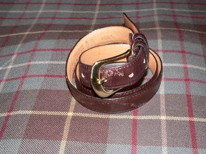 COACH Women’s English Calfskin Belt, Mocha, Style# 8100, Size 32. - Picture 1 of 6
