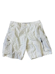 Polo Ralph Lauren Uomo Pantaloncini Cargo Bianco Militare RL-067 Taglia 36 Mil-j-4883A - Foto 1 di 15