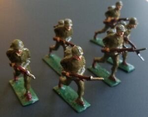 Milicast Models, SAE Authenticast, WW2 US Infantry, Lot of 6 Lead