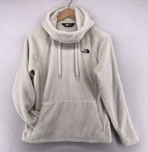 OFF WHITE THE NORTH FACE Felpa con Cappuccio Donna M Peluche Pile Pullover Felpa Off White